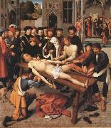 Gerard David The Flaying of the Corrupt Judge Sisamnes (mk45) oil on canvas